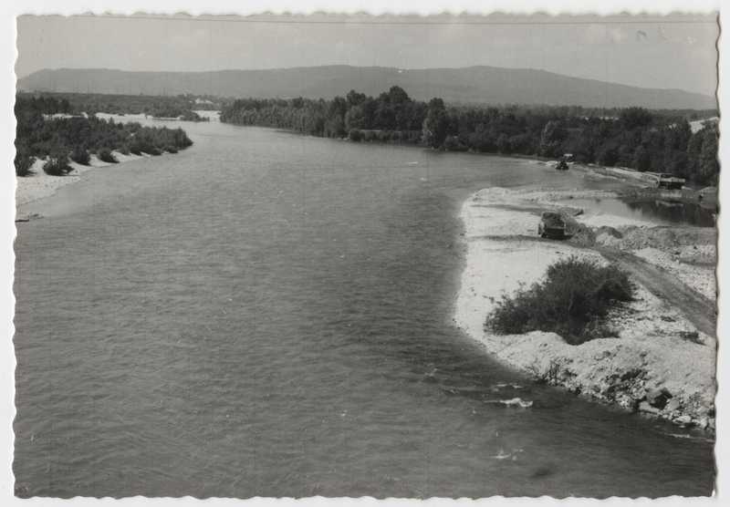 Fiume Isonzo, Gorizia. Dettaglio. Veduta dall'alto
